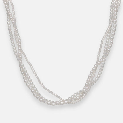 Collar Triple Madre Perla