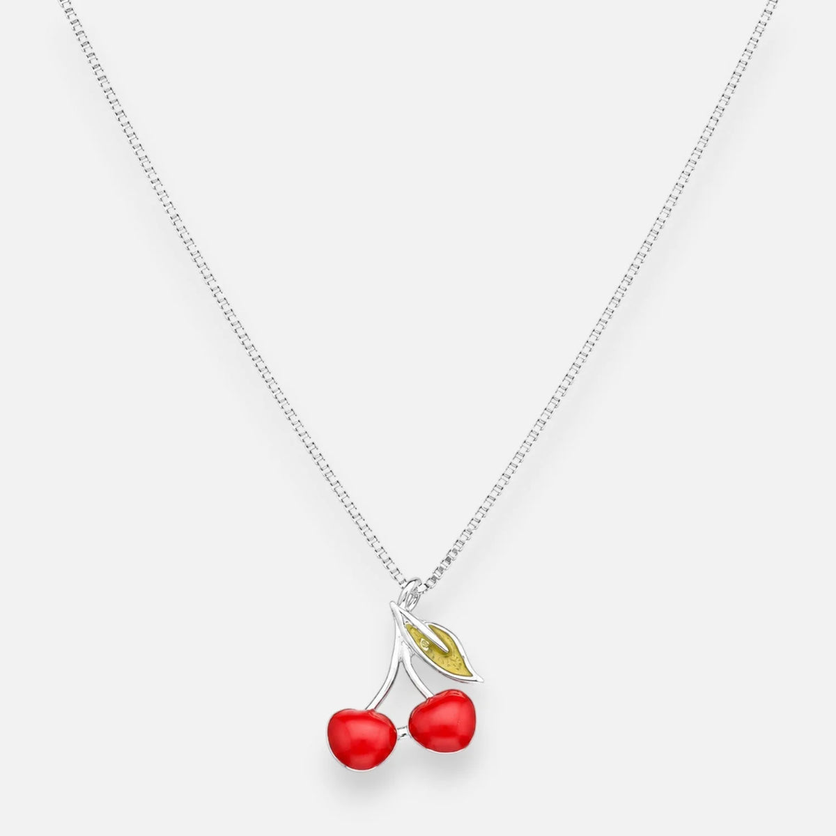 Collar Cerezas Esmaltadas