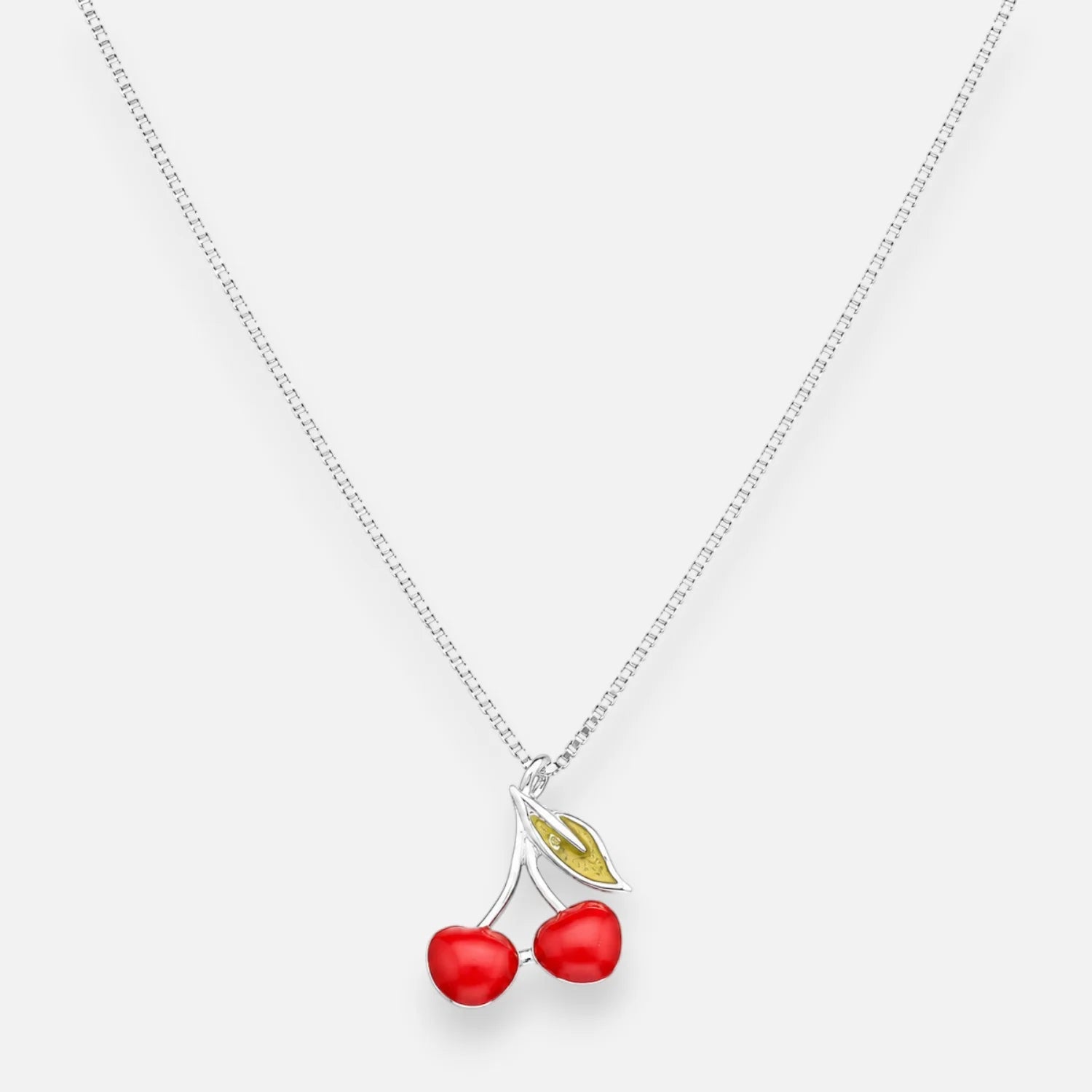 Collar Cerezas Esmaltadas