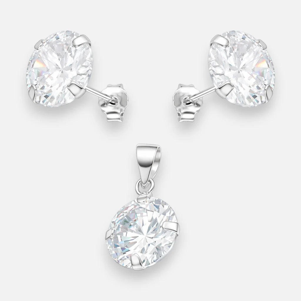 Conjunto Circón 10 mm