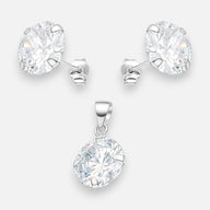 Conjunto Circón 10 mm