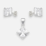 Conjunto Circón 8x8 mm