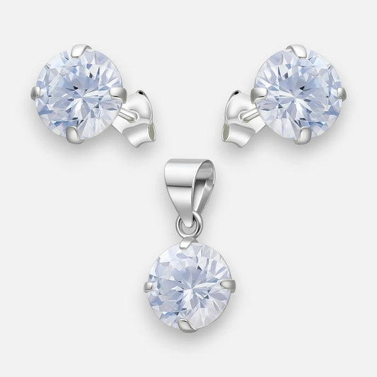 Conjunto Circón 8 mm