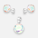 Conjunto Circón Tornasol 8x10 mm