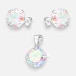 Conjunto Circón Tornasol 10 mm