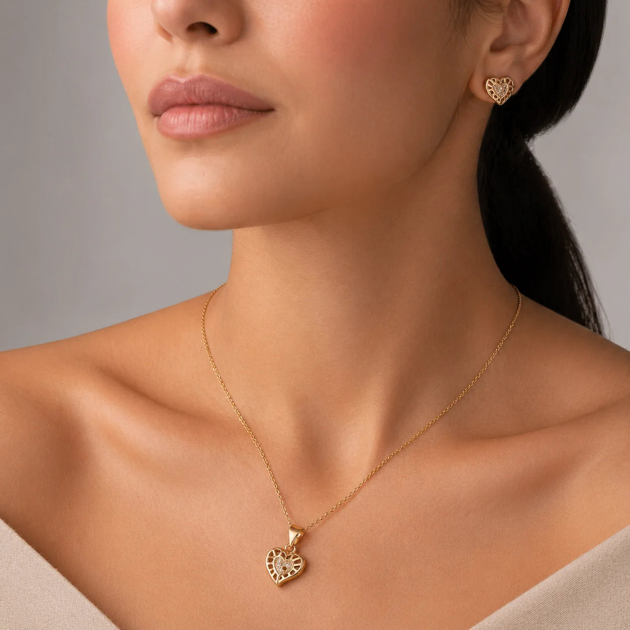 Conjunto Corazón Circones