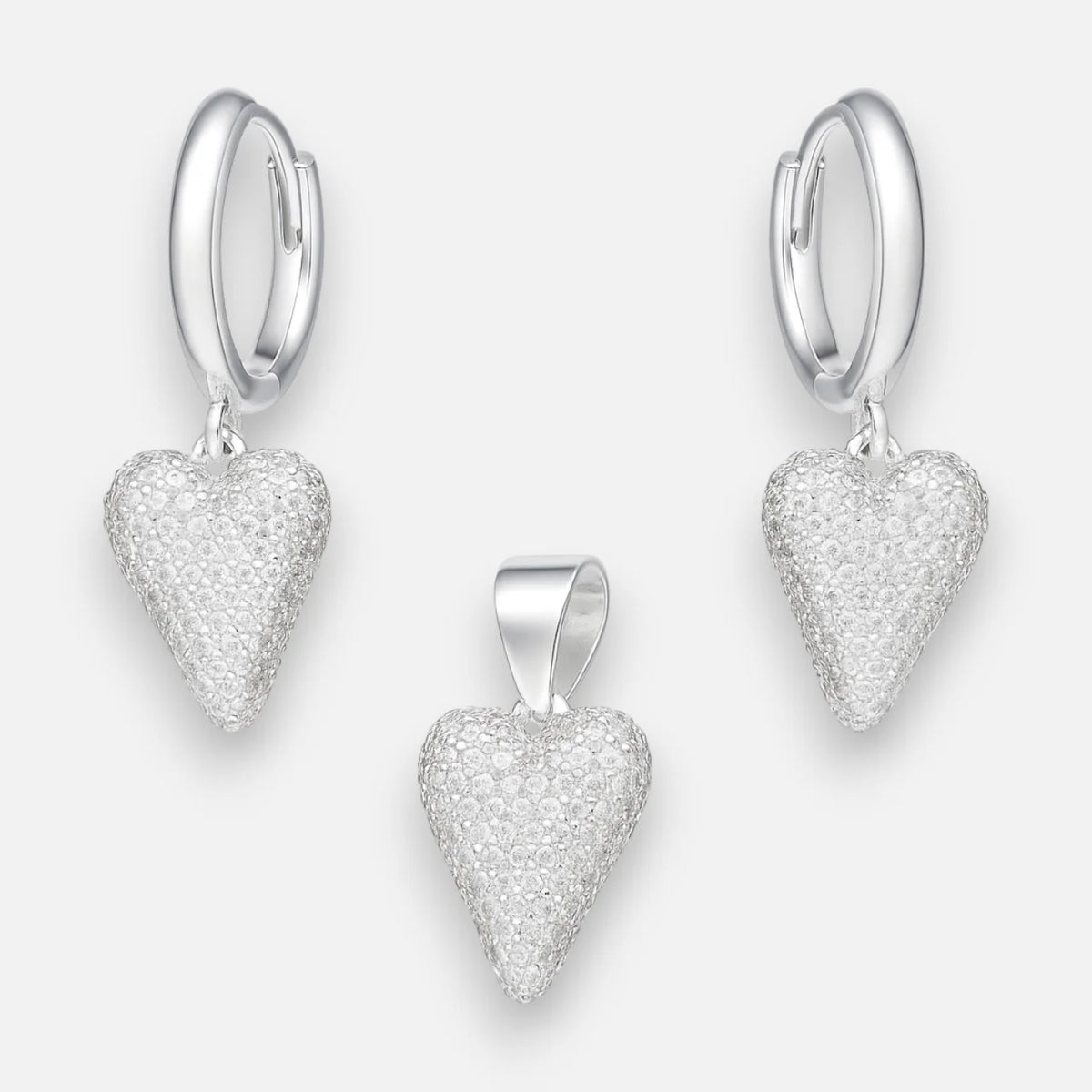 Conjunto Corazón Circones
