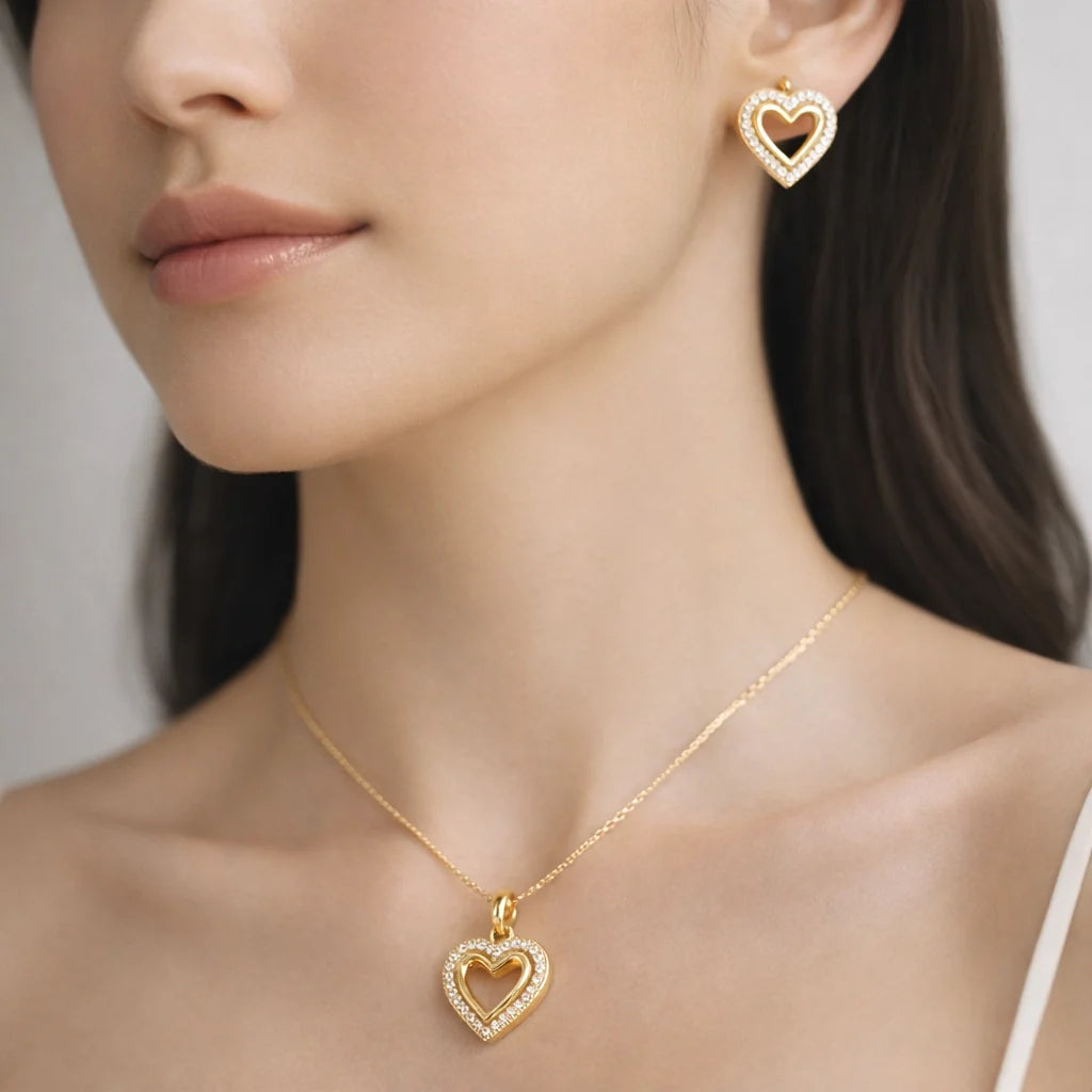 Conjunto Corazones Circones 12 mm