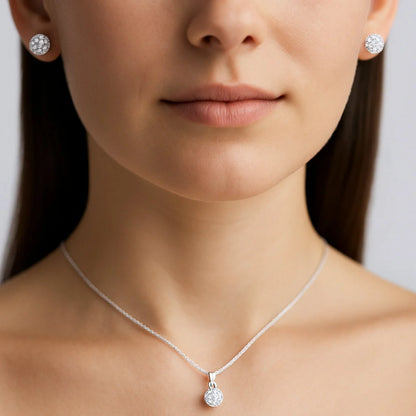 Conjunto Esfera Strass 10 mm
