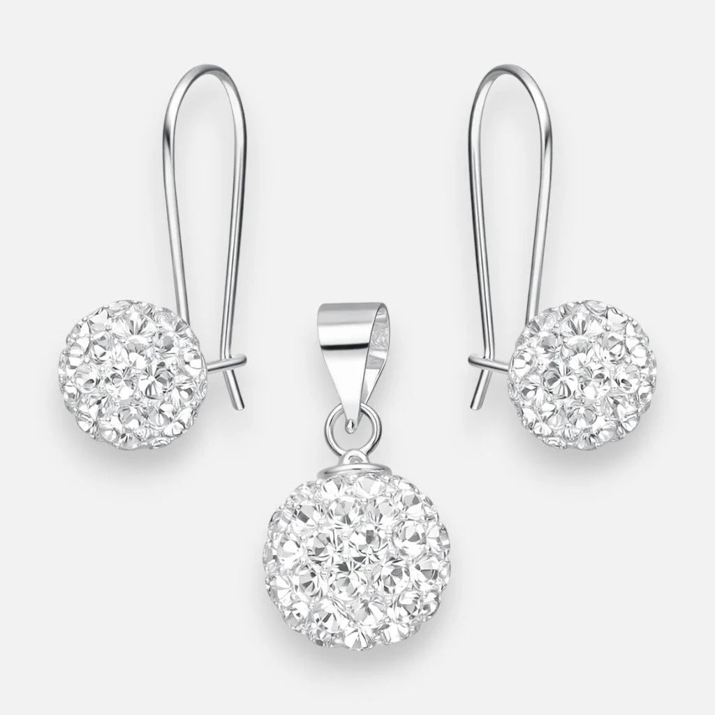 Conjunto Esfera Strass 10 mm