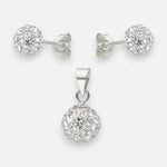 Conjunto Esfera Strass