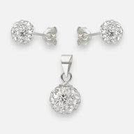Conjunto Esfera Strass
