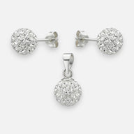 Conjunto Esfera Strass