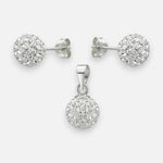 Conjunto Esfera Strass