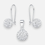 Conjunto Esfera Strass