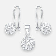 Conjunto Esfera Strass