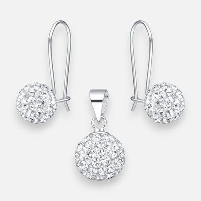 Conjunto Esfera Strass