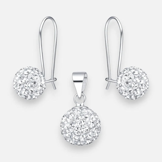 Conjunto Esfera Strass