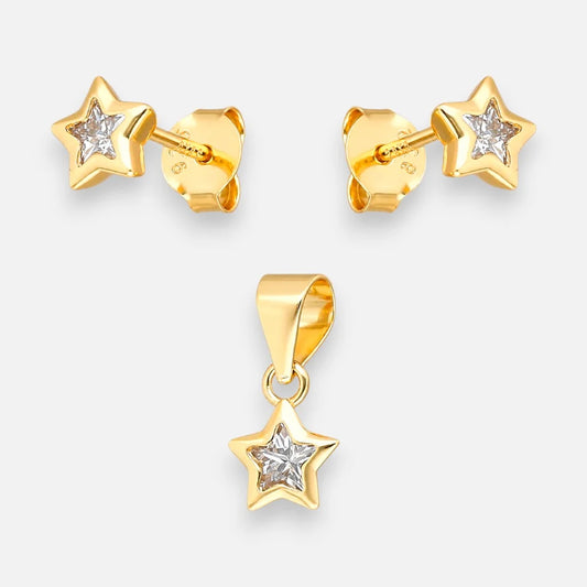 Conjunto Estrella Circón 6 mm