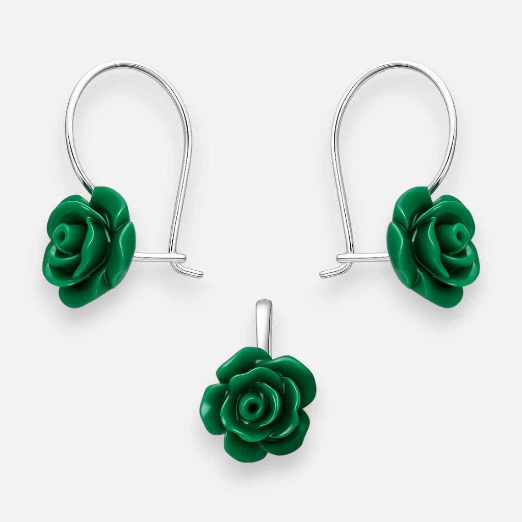 Conjunto Flor Verde