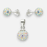 Conjunto Hecho con Cristal Swarovski Tornasol