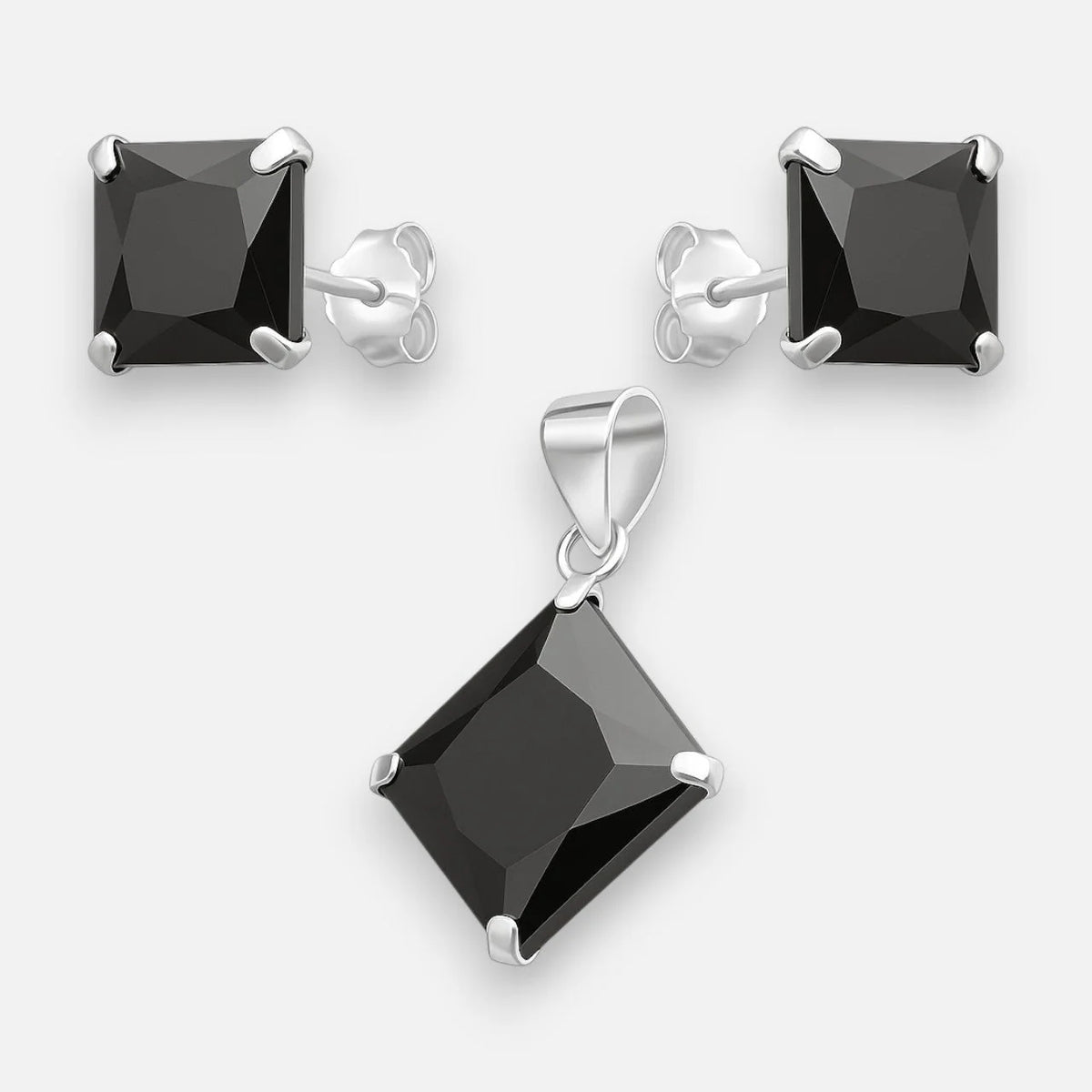 Conjunto Rombo Circón Ónix