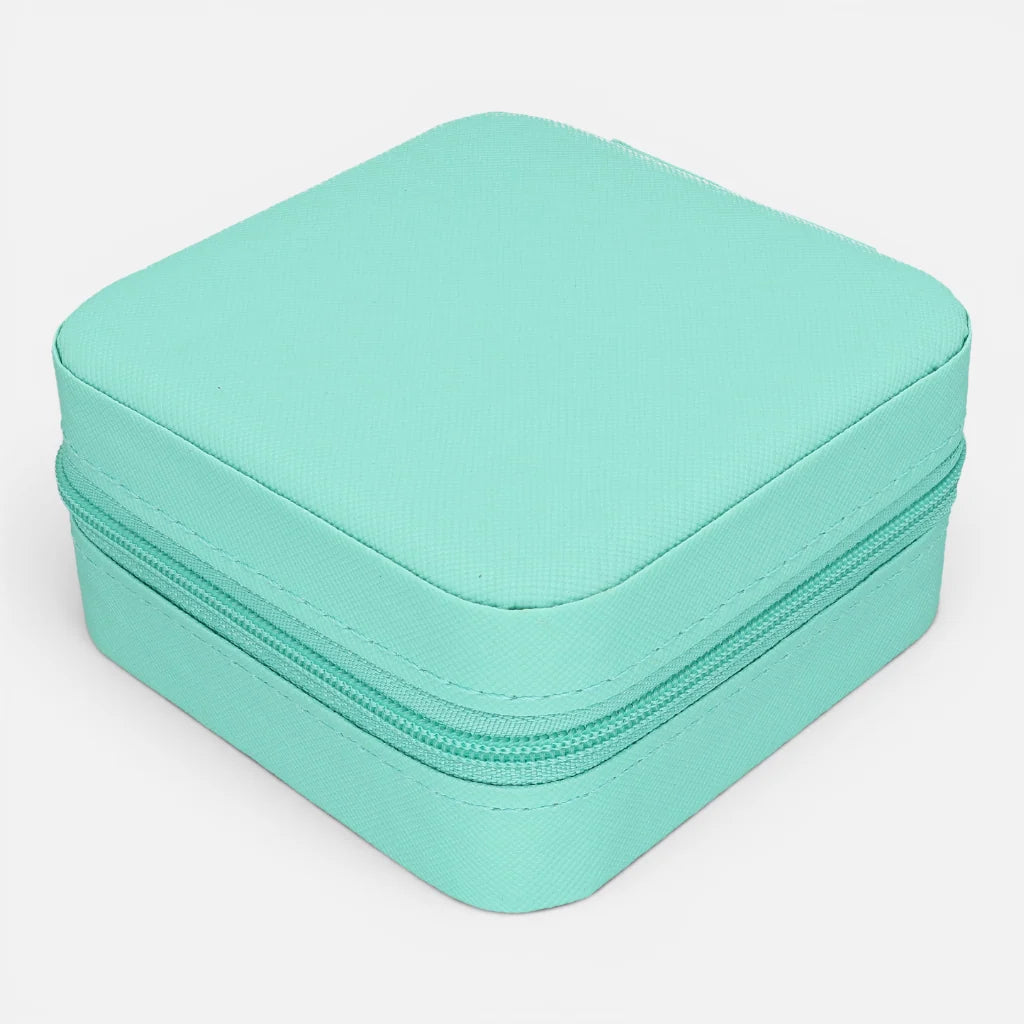 Joyero Organizador Rainbow Collection Verde Turquesa