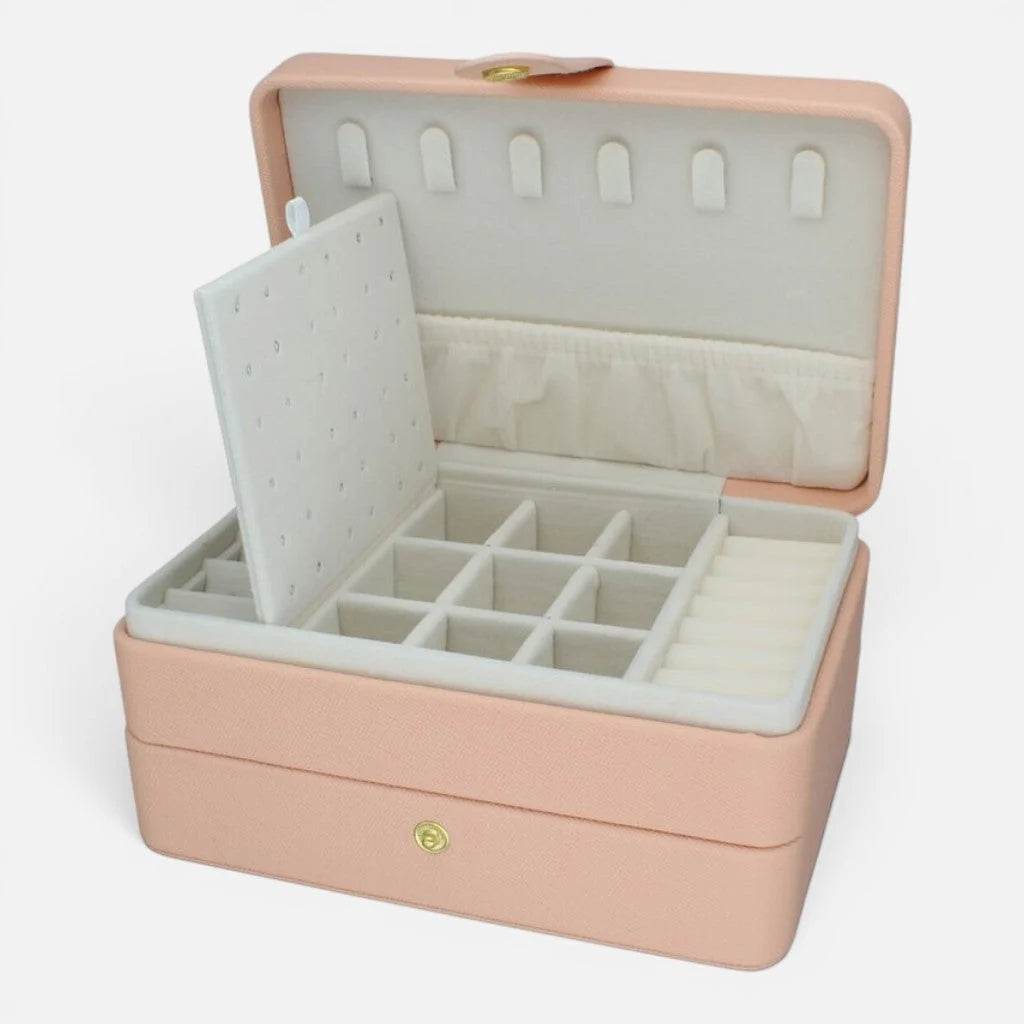 Joyero Organizador Rosa