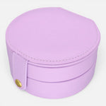 Joyero Rainbow Doble Circular Violeta