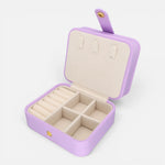 Joyero Rainbow Doble Cuadrado Violeta