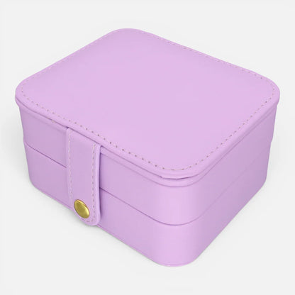 Joyero Rainbow Doble Cuadrado Violeta