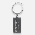 Llavero con Código de Música Spotify Personalizado 40x20 mm