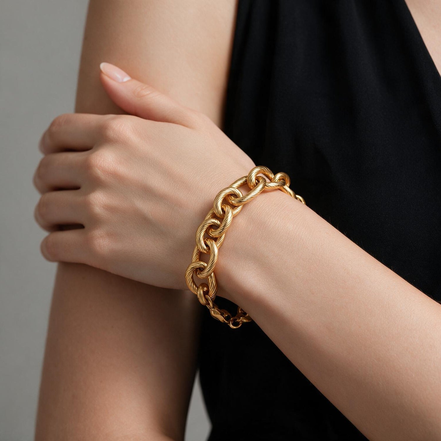 Pulsera Eslabones Entorchados