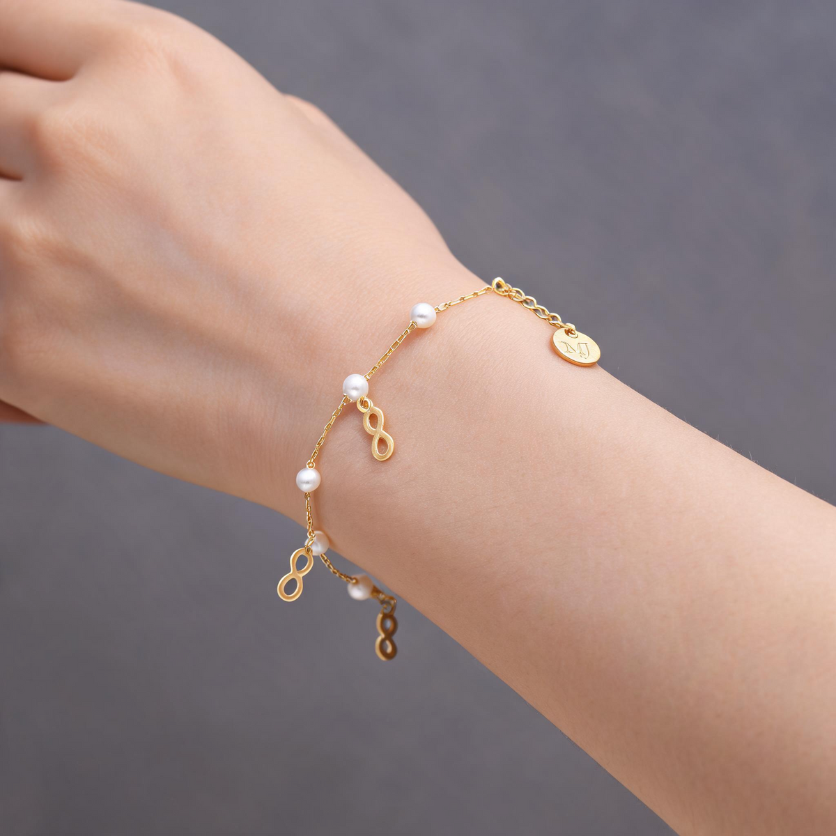 Pulsera Infinitos Perlas