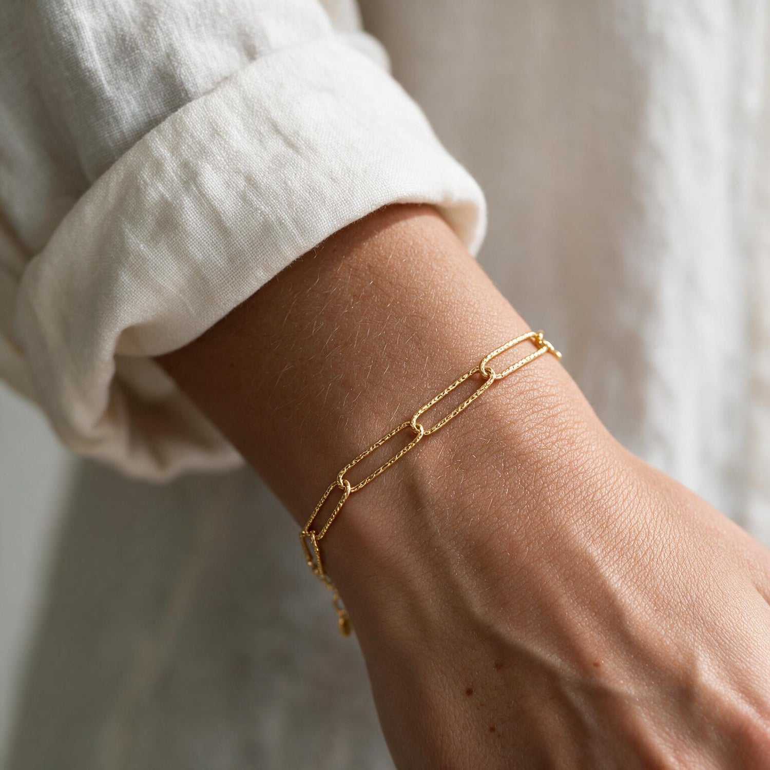 Pulsera Eslabones Facetados