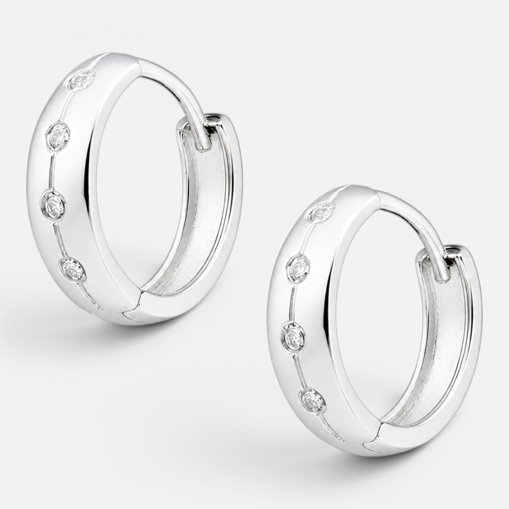 Argolla Huggie Circones 12 mm