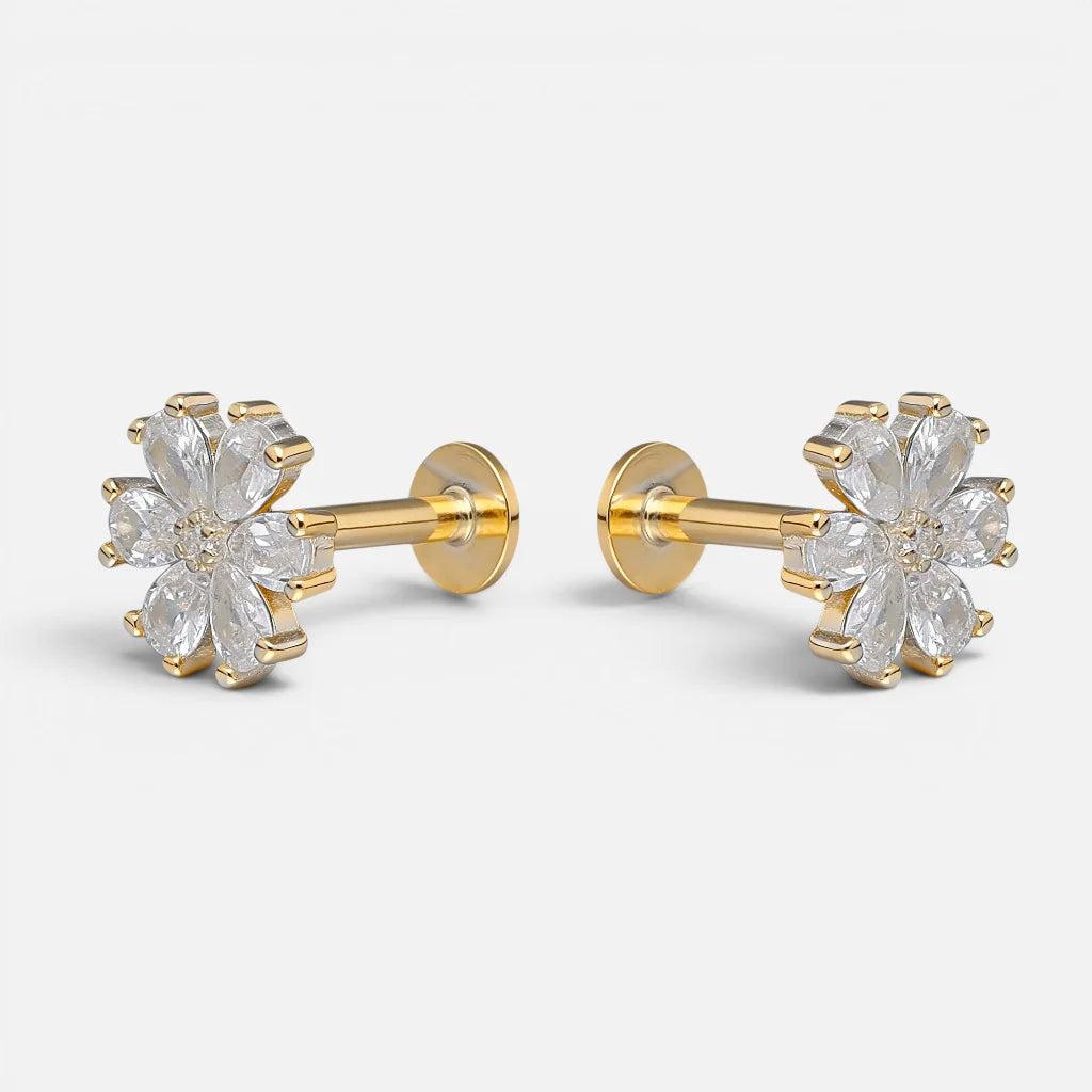 Piercing Flat Flor Circones