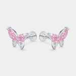 Piercing Flat Mariposa Circones Rosa Francia