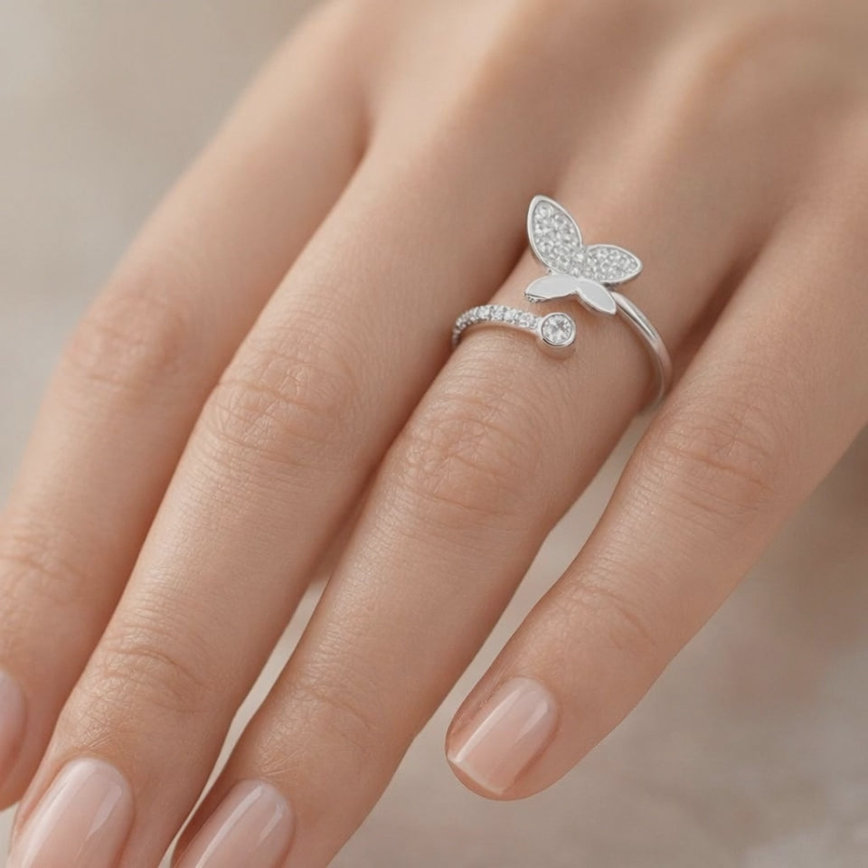 Anillo Ajustable Mariposa Circones