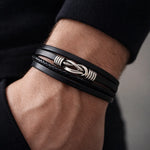 Pulsera Acero Quirúrgico Trenzada Nudo