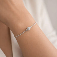 Pulsera Ajustable Veneciana Esfera Satinada