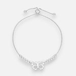 Pulsera Ajustable Mariposa Esferas