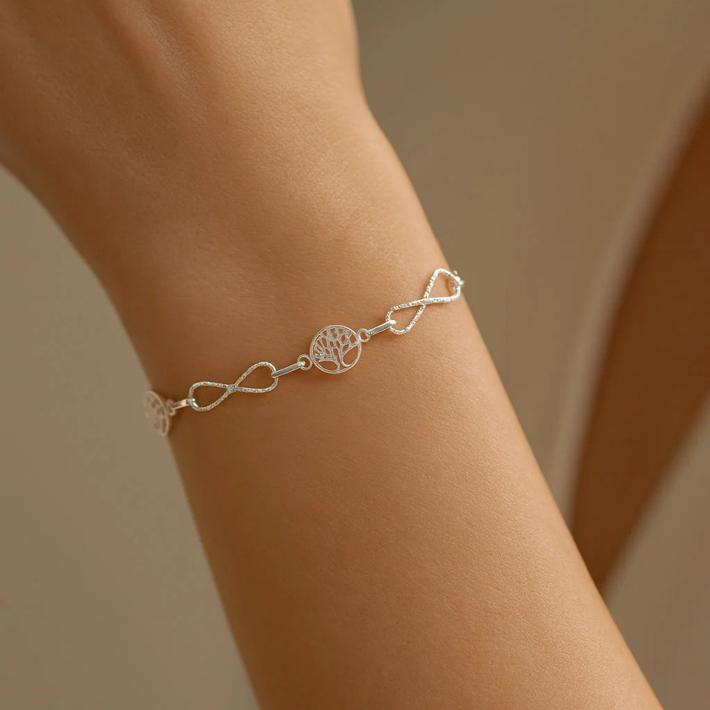 Pulsera Árbol de la Vida Infinitos Entorchados