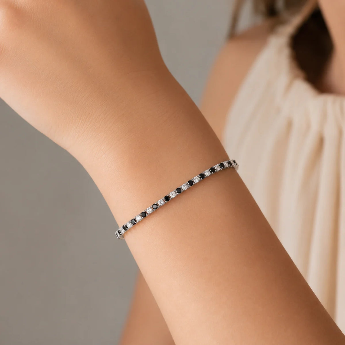 Pulsera Circones Tenis Ónix