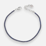 Pulsera Circones Tenis Zafiro