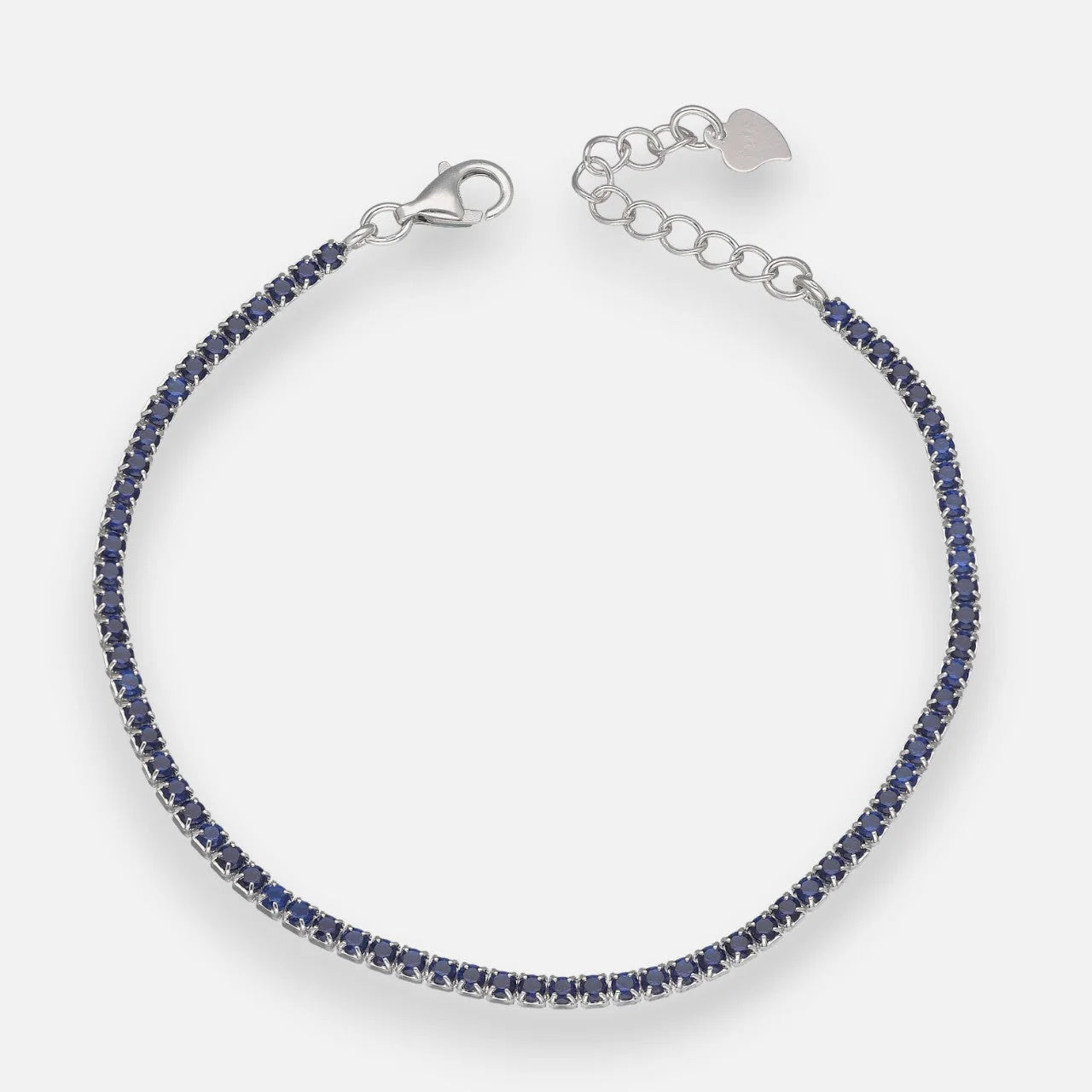 Pulsera Circones Tenis Zafiro