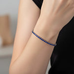 Pulsera Circones Tenis Zafiro