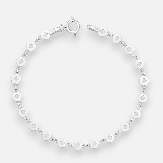 Pulsera Círculo Flor 16 cm
