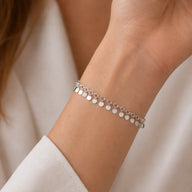 Pulsera Monedas Círculos