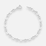 Pulsera Flor Círculos Facetados